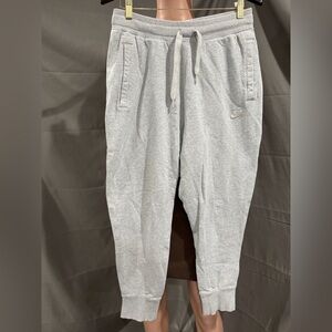 Nike Fleece Jogger Sweatpant Heather Gray Size Medium